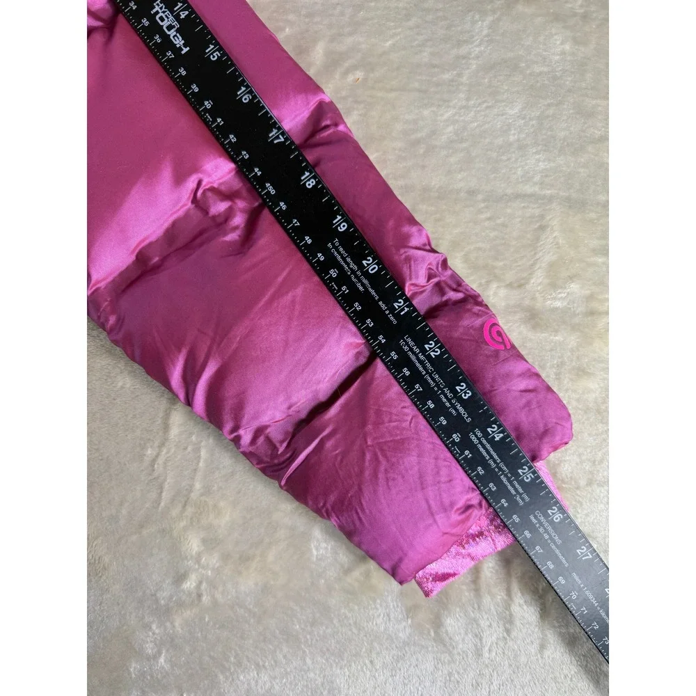 Champion Girls‎ Puffer Jacket Magenta Pink Faux Fur Lined Hooded XL 14-16 NEW